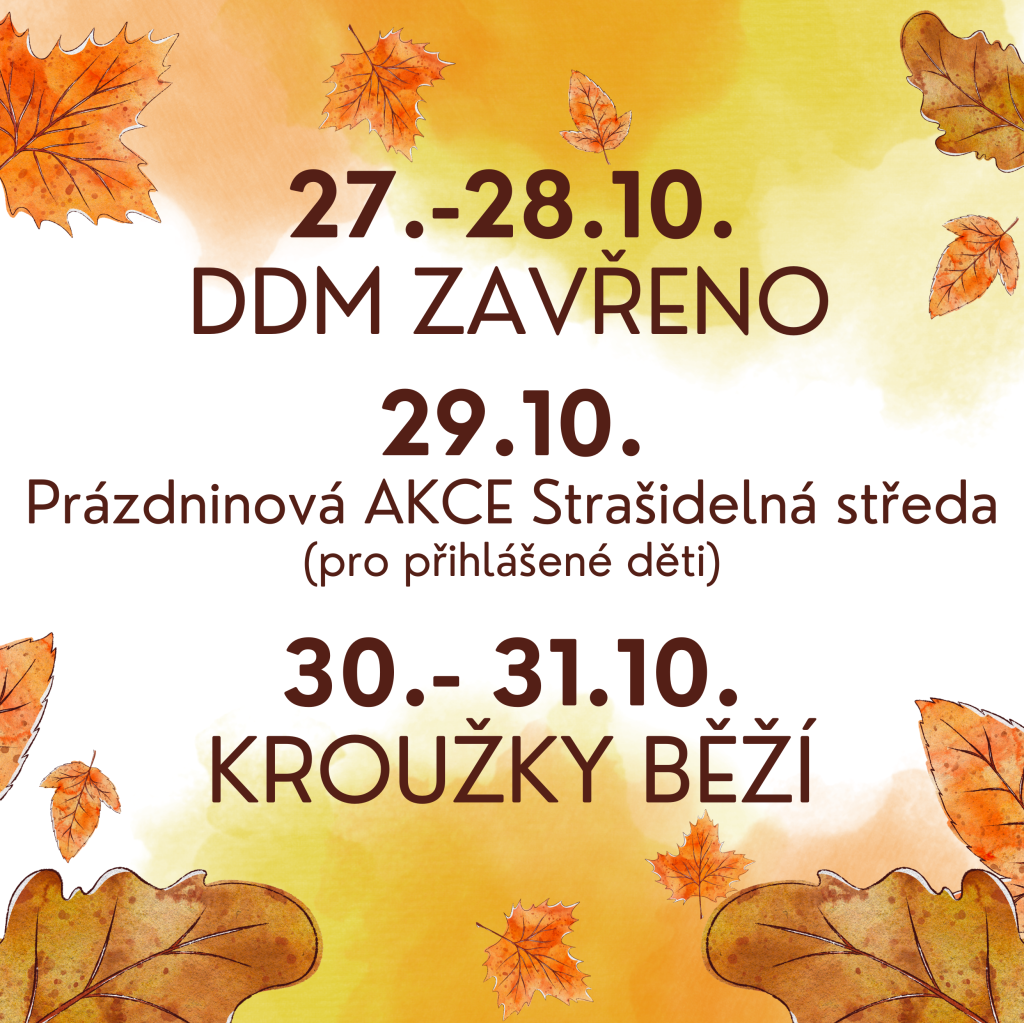 Podzimní prázdniny